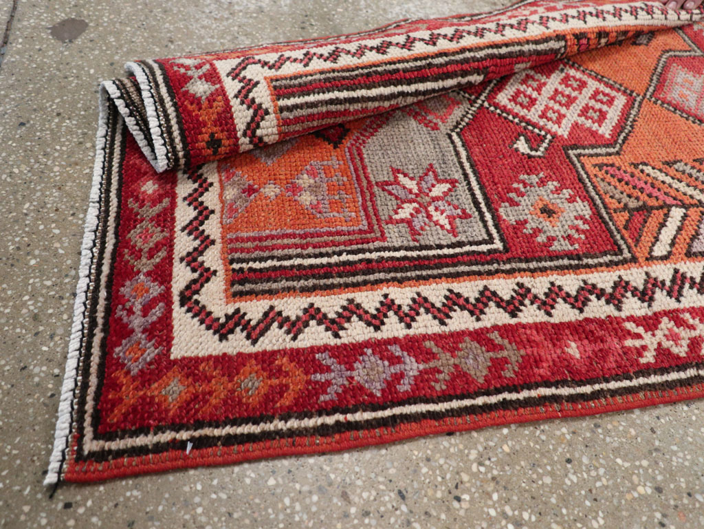 Vintage Turkish Tribal Runner, No.31928 - Gsblank