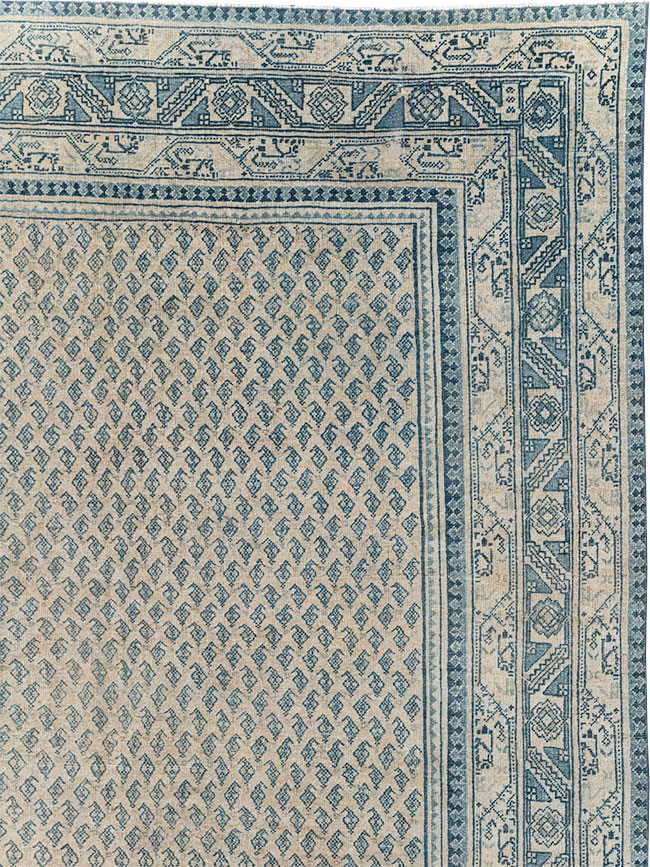 Vintage Persian Mir Saraband Room Size Carpet, No.31929 - Gsblank