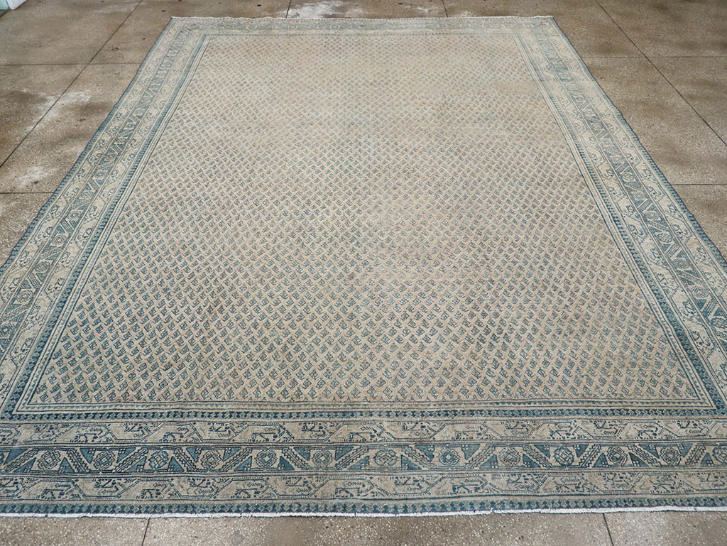 Vintage Persian Mir Saraband Room Size Carpet, No.31929 - Gsblank