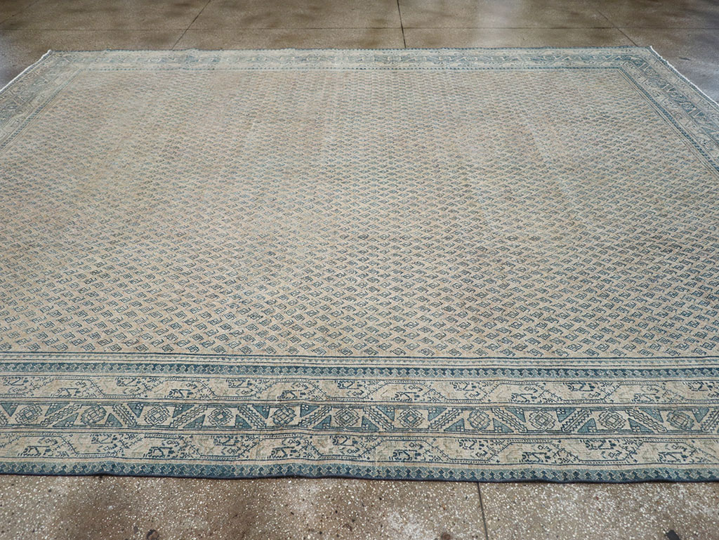 Vintage Persian Mir Saraband Room Size Carpet, No.31929 - Gsblank