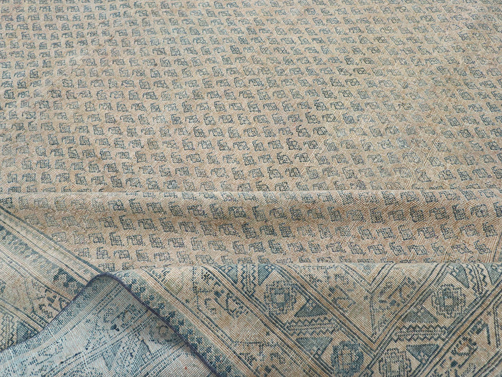 Vintage Persian Mir Saraband Room Size Carpet, No.31929 - Gsblank