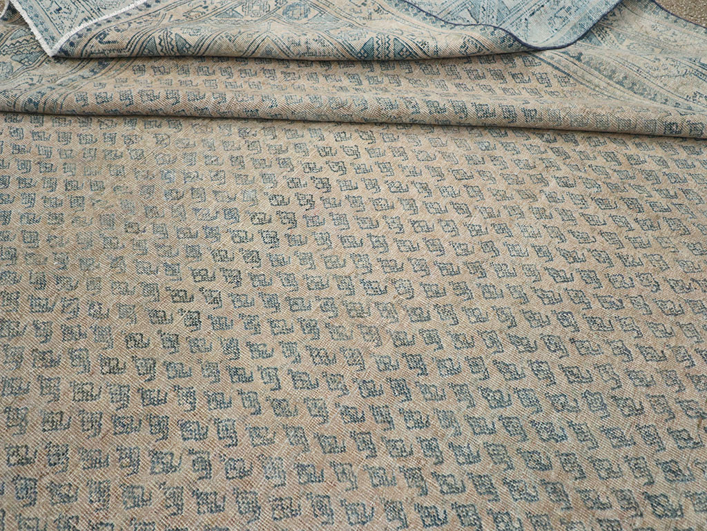 Vintage Persian Mir Saraband Room Size Carpet, No.31929 - Gsblank