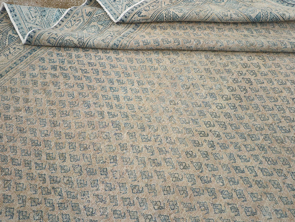 Vintage Persian Mir Saraband Room Size Carpet, No.31929 - Gsblank