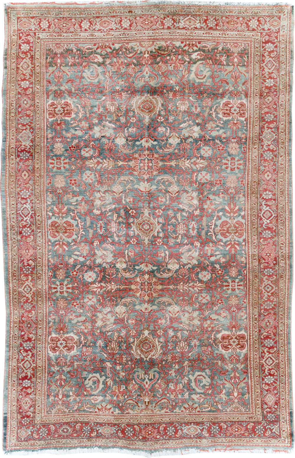 Antique Persian Bidjar Accent Rug, No.31933 - Gsblank