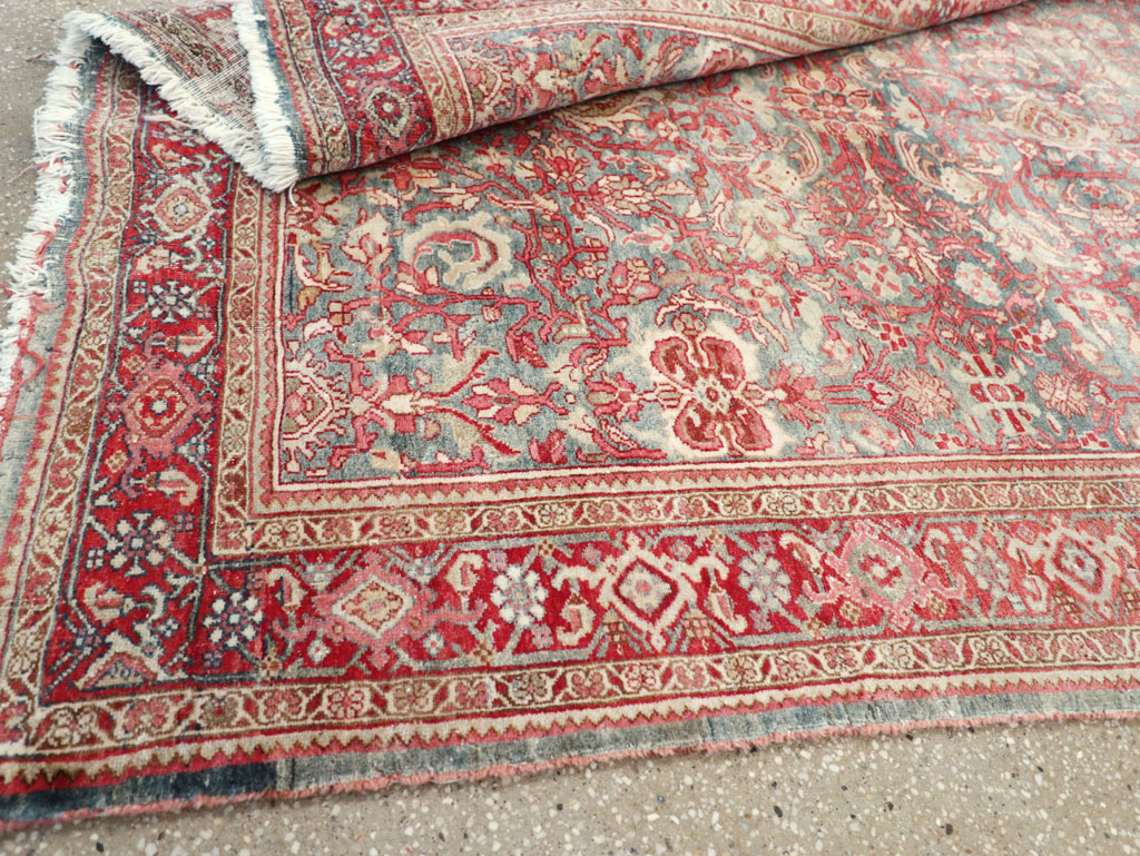 Antique Persian Bidjar Accent Rug, No.31933 - Gsblank