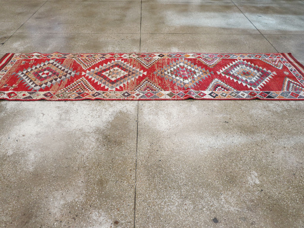 Vintage Turkish Tribal Runner, No.31934 - Gsblank