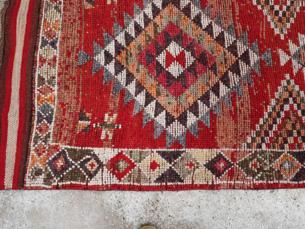 Vintage Turkish Tribal Runner, No.31934 - Gsblank