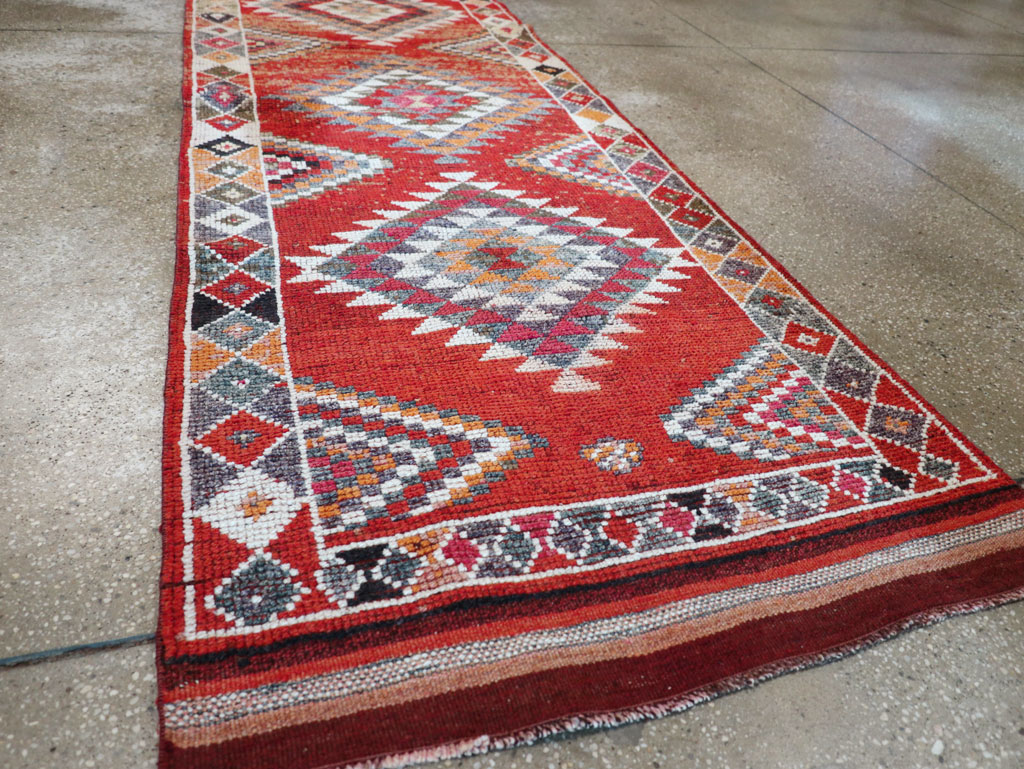 Vintage Turkish Tribal Runner, No.31934 - Gsblank
