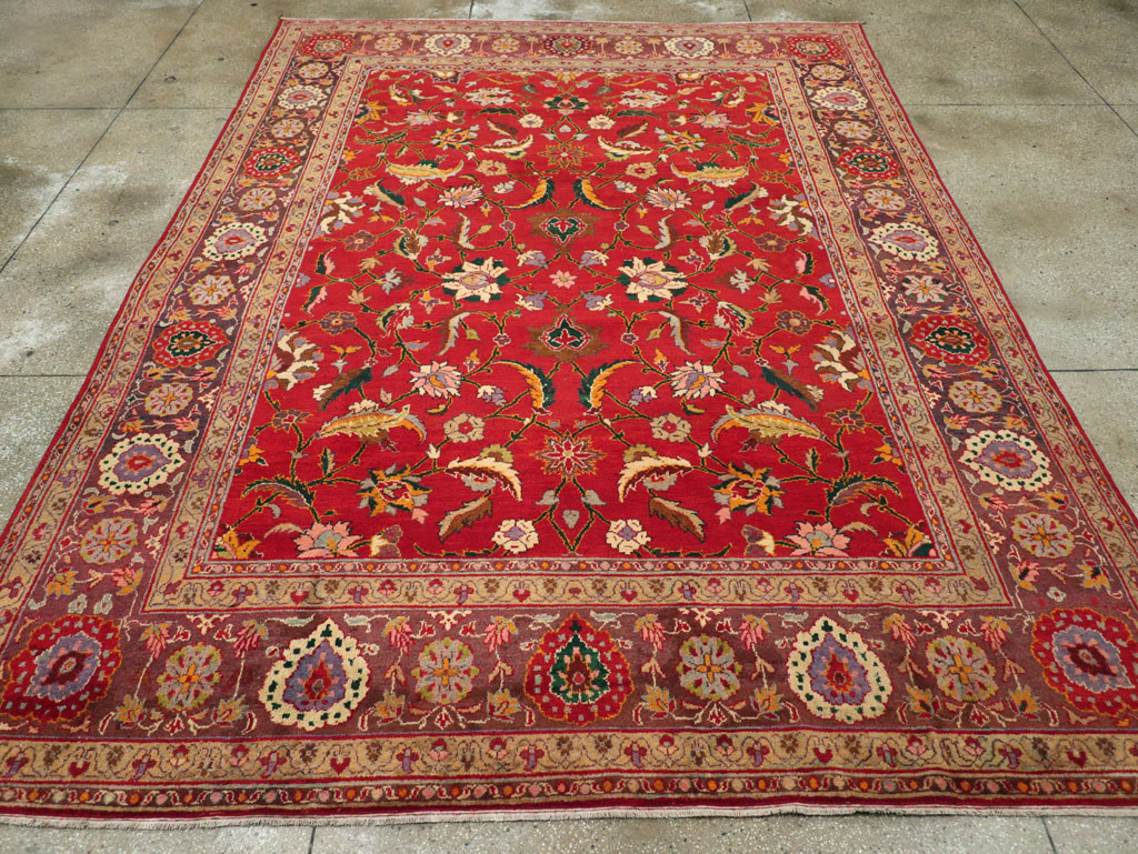 Antique Indian Amritsar Room Size Carpet, No.31935 - Gsblank