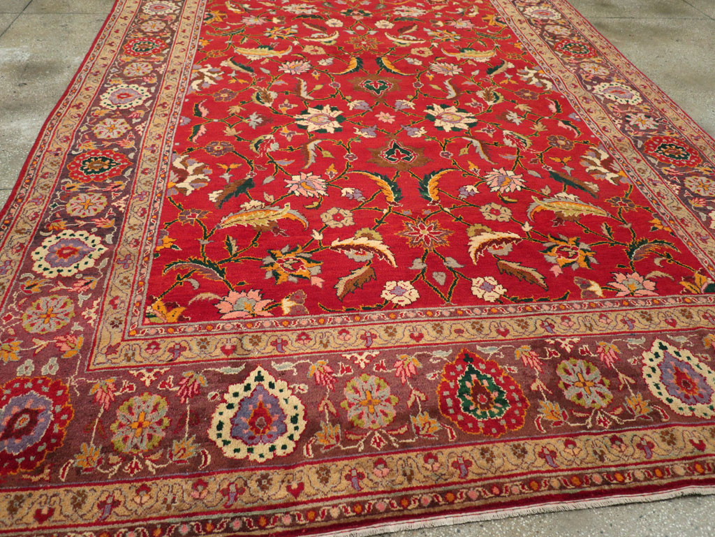 Antique Indian Amritsar Room Size Carpet, No.31935 - Gsblank