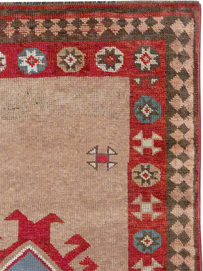 Antique Persian Camel Hair Serab Runner, No.31940 - Gsblank