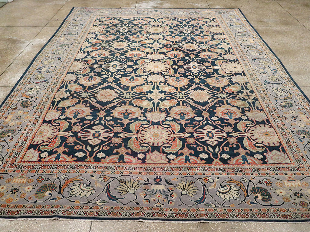 Antique Persian Mahal Room Size Carpet, No.31942 - Gsblank