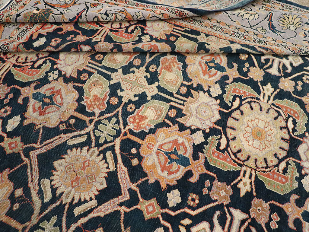 Antique Persian Mahal Room Size Carpet, No.31942 - Gsblank