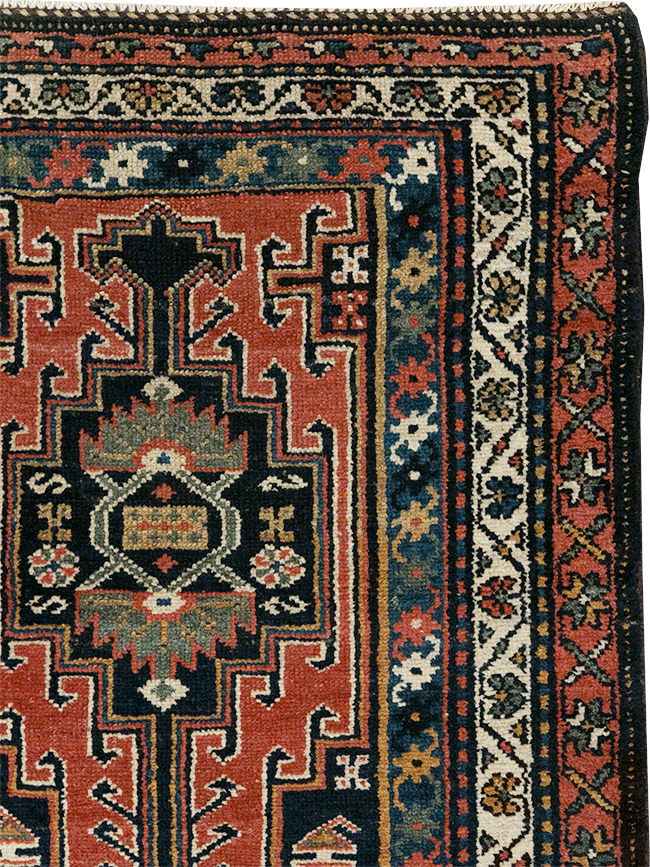 Antique Persian Kurdish Pictorial Rug, No.31953 - Gsblank