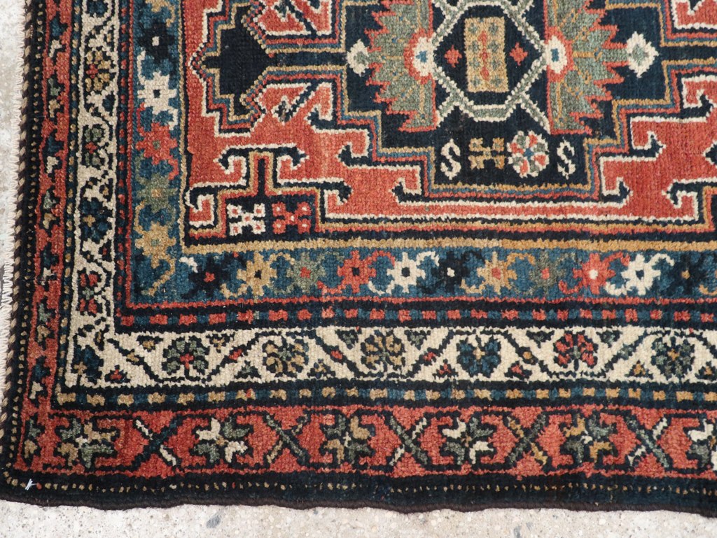 Antique Persian Kurdish Pictorial Rug, No.31953 - Gsblank