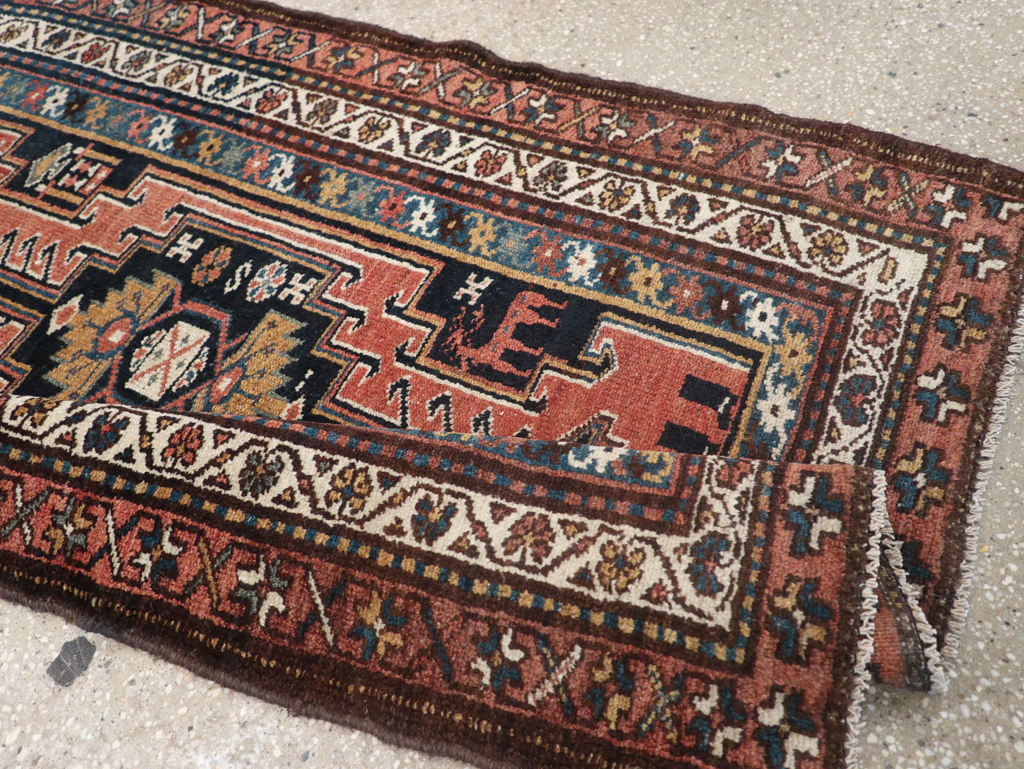 Antique Persian Kurdish Pictorial Rug, No.31953 - Gsblank