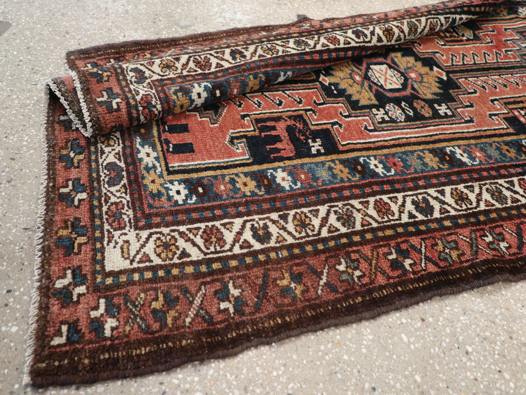 Antique Persian Kurdish Pictorial Rug, No.31953 - Gsblank