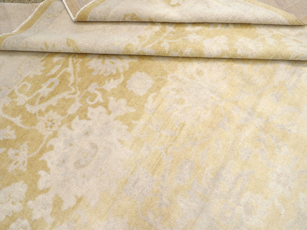 Modern Indian Agra Style Room Size Carpet, No.31956 - Gsblank