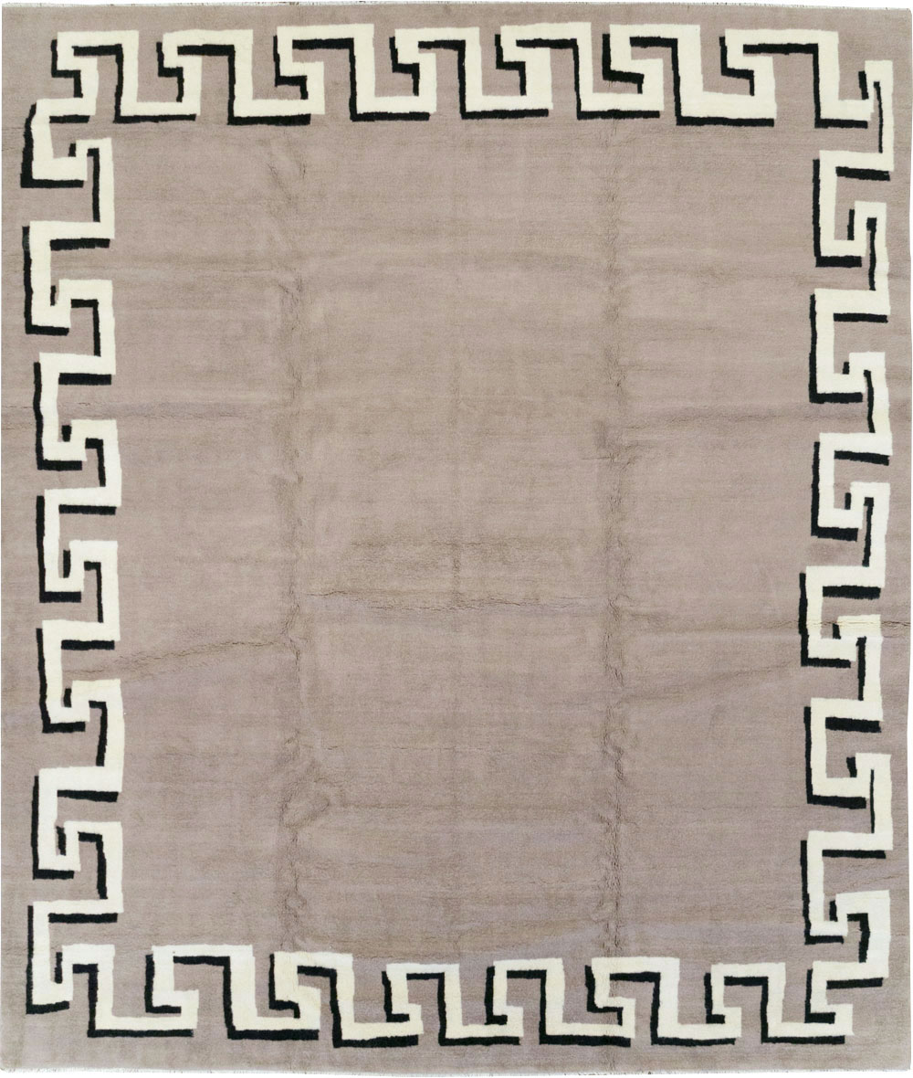 Modern Turkish Art Deco Carpet in the style of Christian Berard, No.31958 - Gsblank