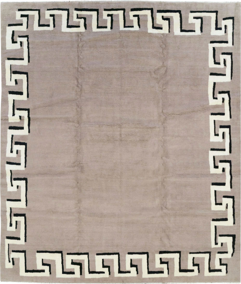 Modern Turkish Art Deco Carpet in the style of Christian Berard, No.31958 - Gsblank