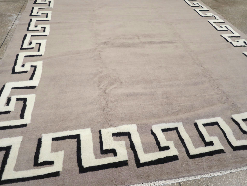 Modern Turkish Art Deco Carpet in the style of Christian Berard, No.31958 - Gsblank