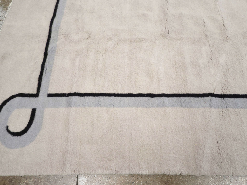 Modern Turkish Art Deco Carpet in the style of Andre Arbus, No.31959 - Gsblank