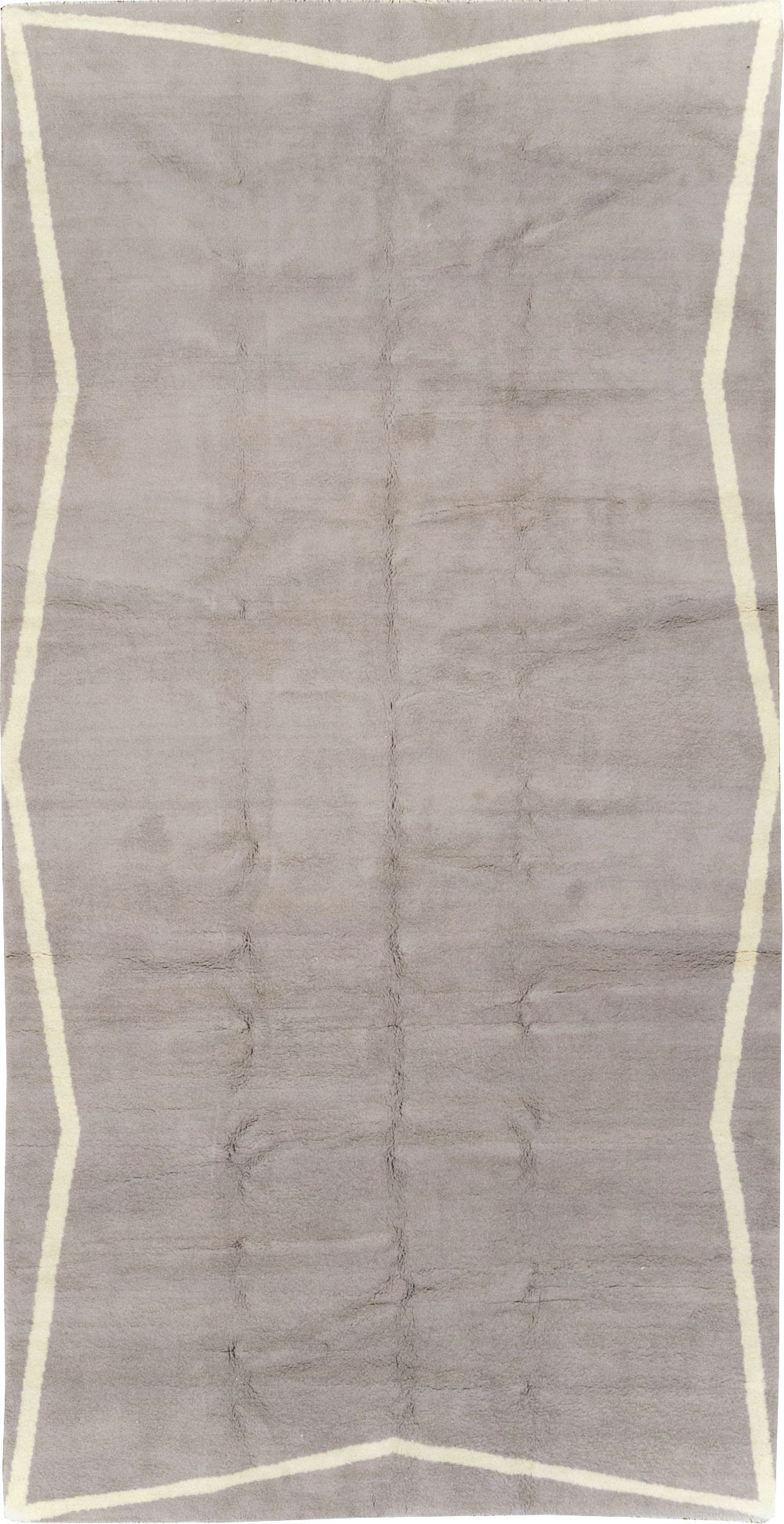 Modern Turkish Art Deco Wide Gallery Runner, No.31960 - Gsblank