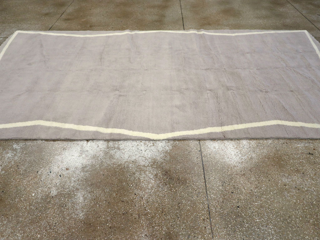 Modern Turkish Art Deco Wide Gallery Runner, No.31960 - Gsblank