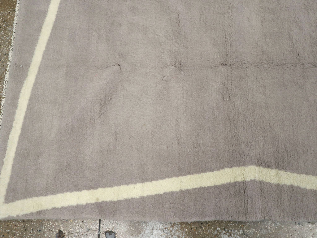 Modern Turkish Art Deco Wide Gallery Runner, No.31960 - Gsblank