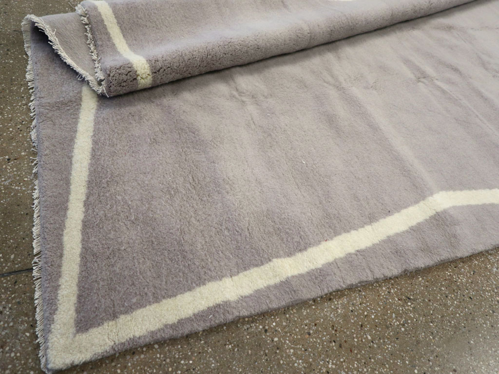 Modern Turkish Art Deco Wide Gallery Runner, No.31960 - Gsblank