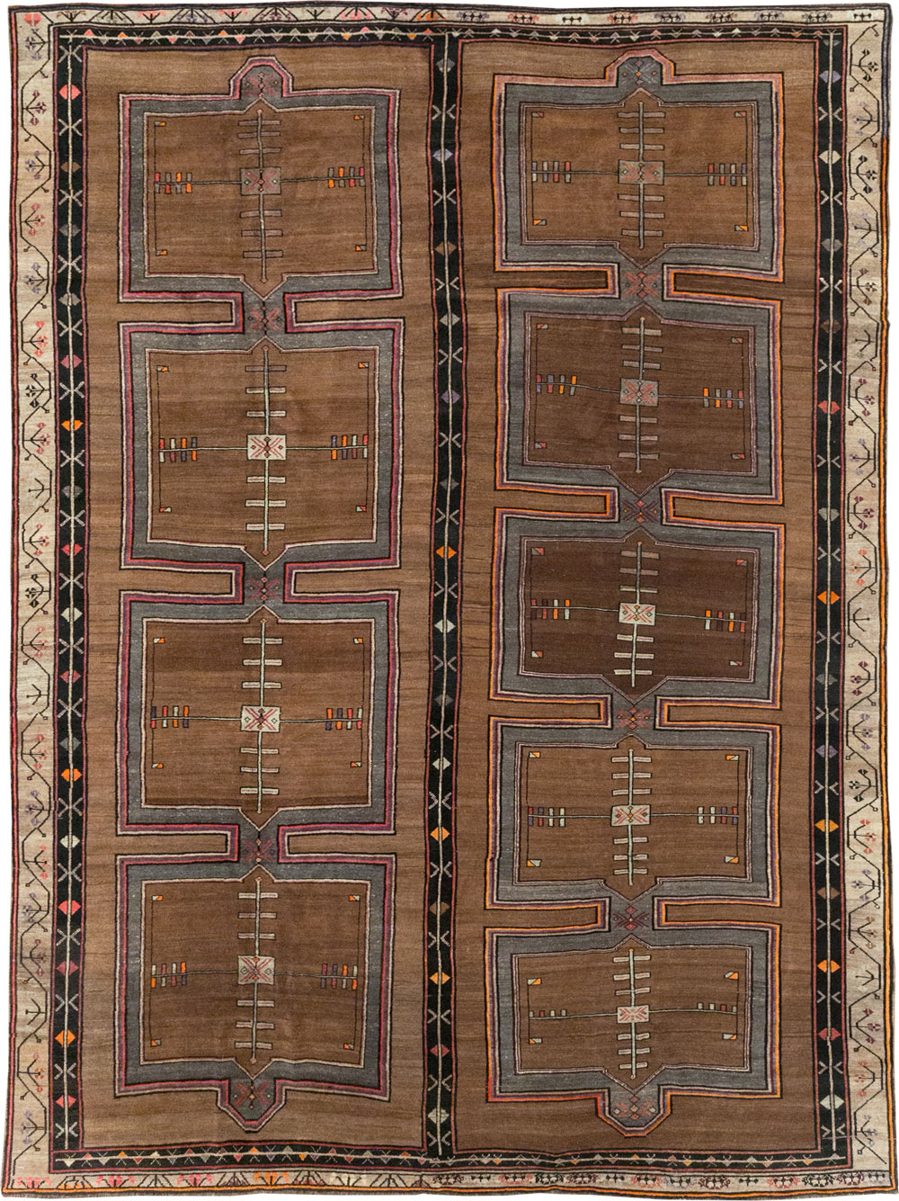 Vintage Turkish Anatolian Tribal Large Carpet, No.31963 - Gsblank
