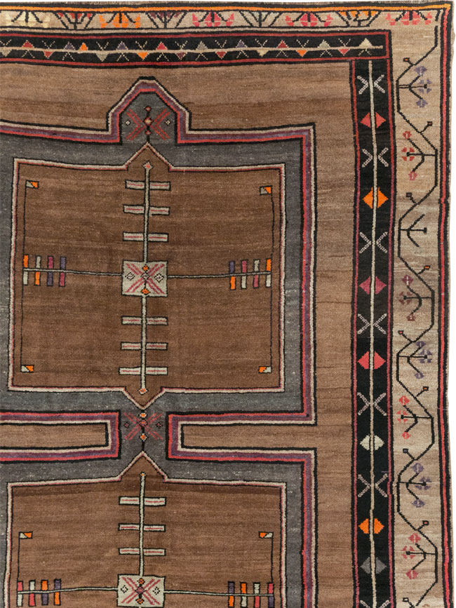 Vintage Turkish Anatolian Tribal Large Carpet, No.31963 - Gsblank