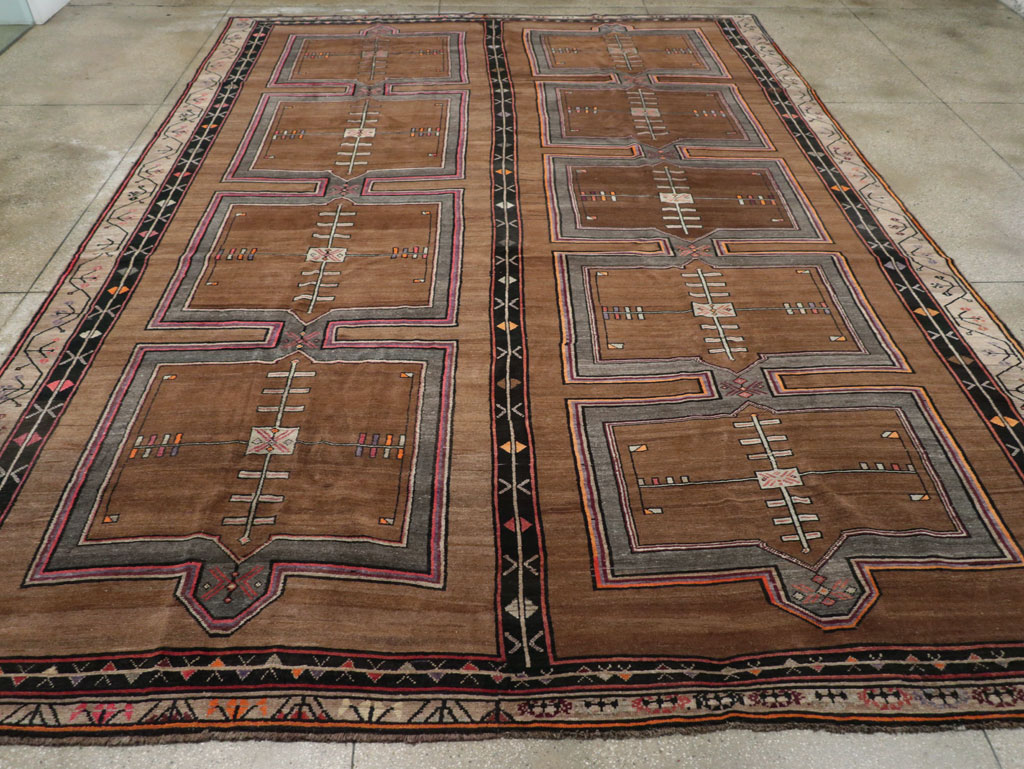 Vintage Turkish Anatolian Tribal Large Carpet, No.31963 - Gsblank
