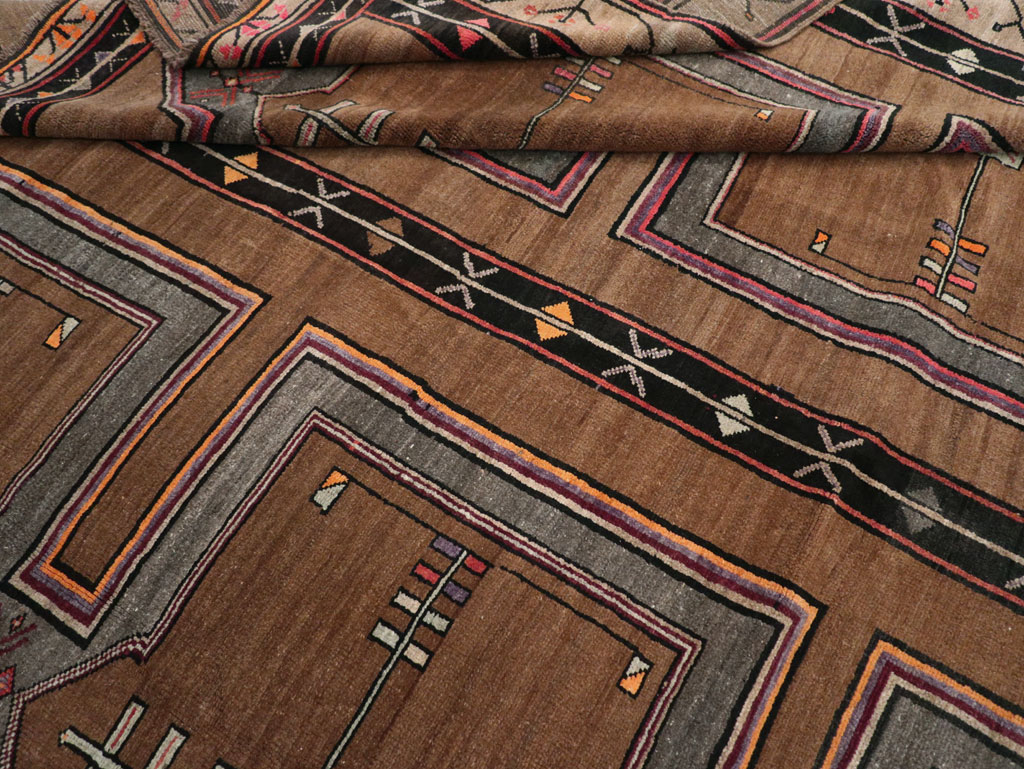 Vintage Turkish Anatolian Tribal Large Carpet, No.31963 - Gsblank