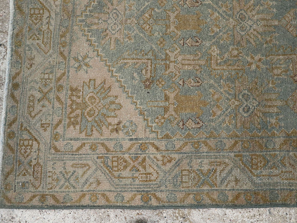 Vintage Persian Malayer Throw Rug, No.31967 - Gsblank