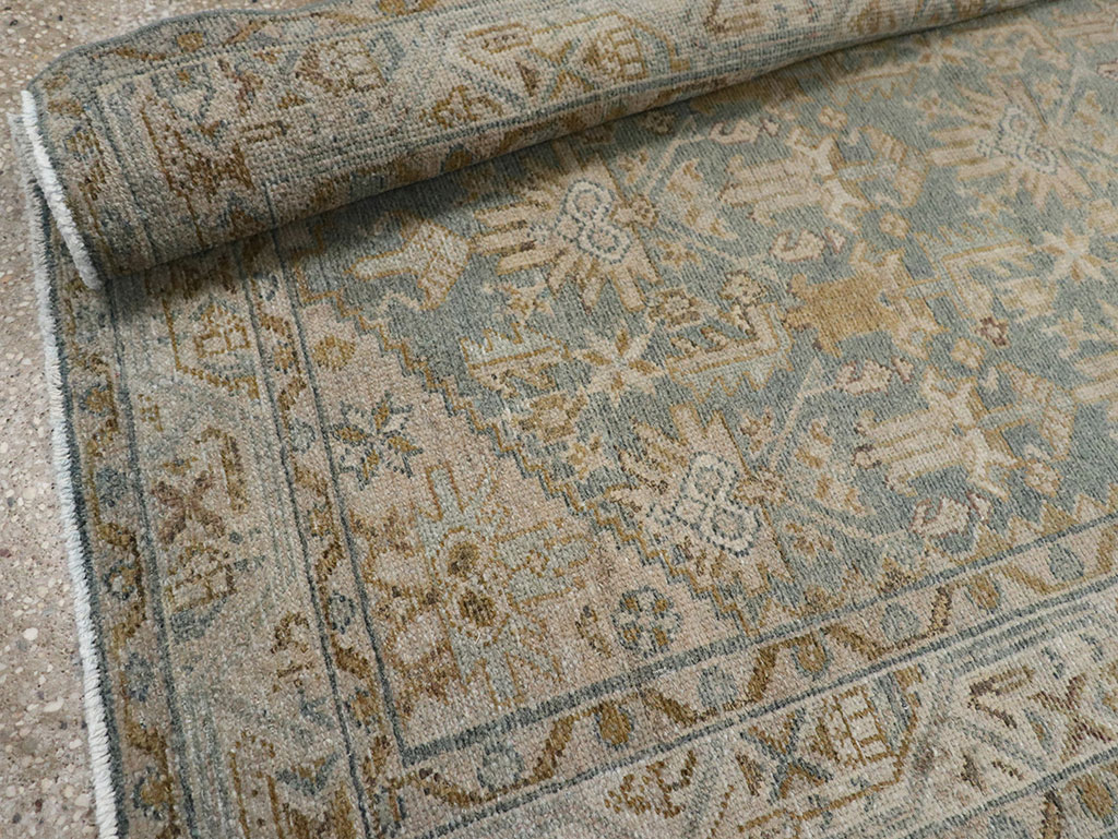 Vintage Persian Malayer Throw Rug, No.31967 - Gsblank