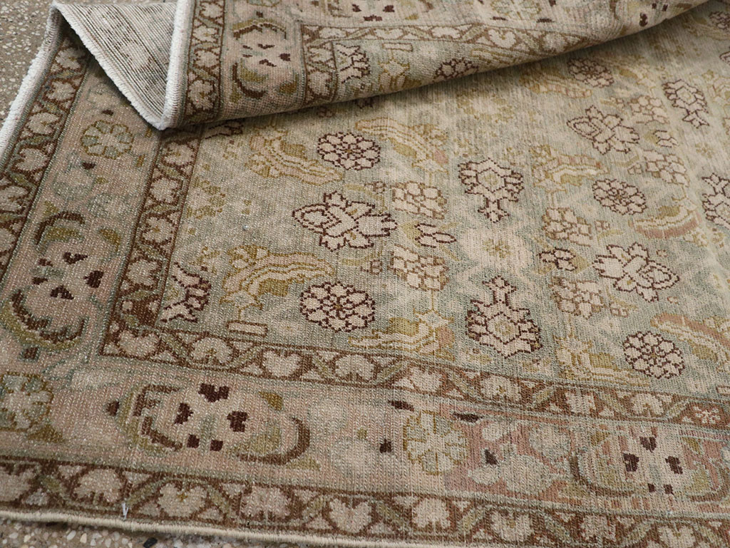 Vintage Persian Malayer Throw Rug, No.31969 - Gsblank