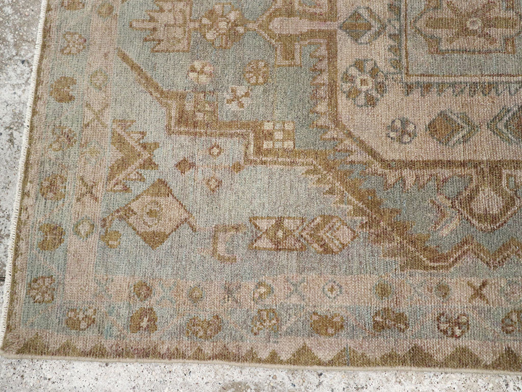Vintage Persian Malayer Throw Rug, No.31970 - Gsblank