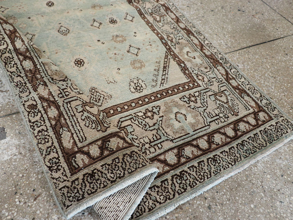 Vintage Persian Malayer Throw Rug, No.31973 - Gsblank