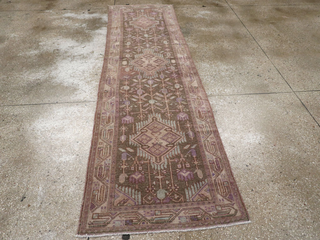Vintage Persian Malayer Runner, No.31980 - Gsblank