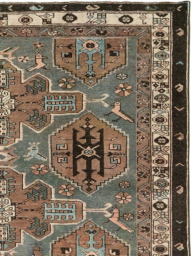 Antique Persian Malayer Accent Rug, No.31982 - Gsblank