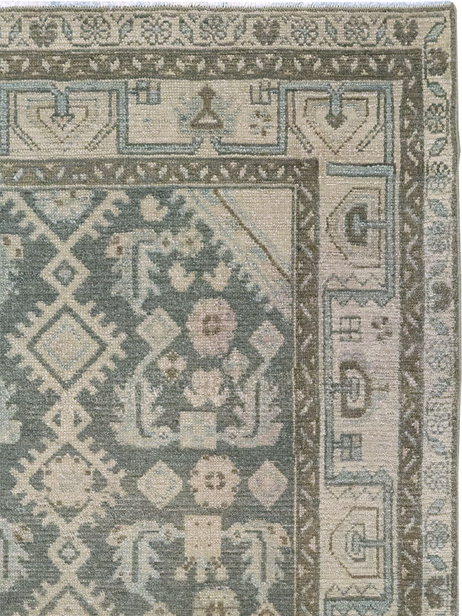 Vintage Persian Malayer Throw Rug (Pair: 1 of 2), No.31983 - Gsblank