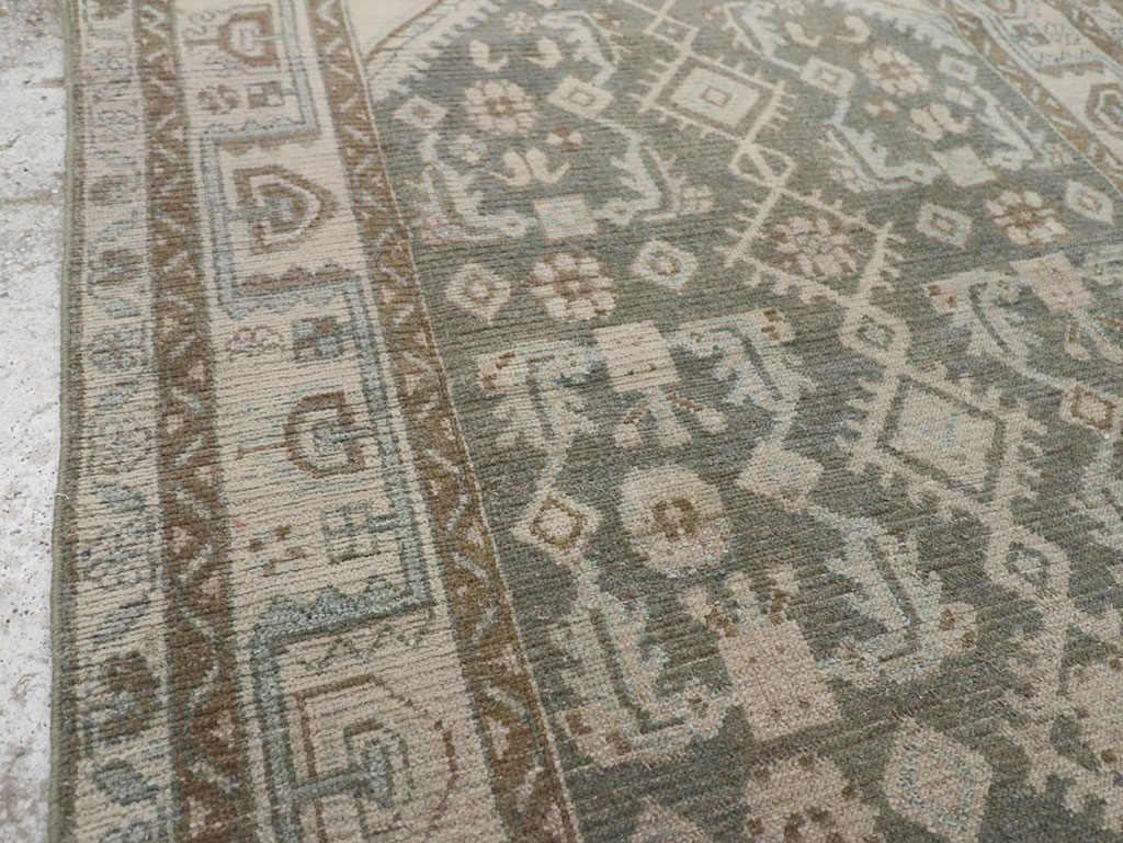 Vintage Persian Malayer Throw Rug (Pair: 1 of 2), No.31983 - Gsblank