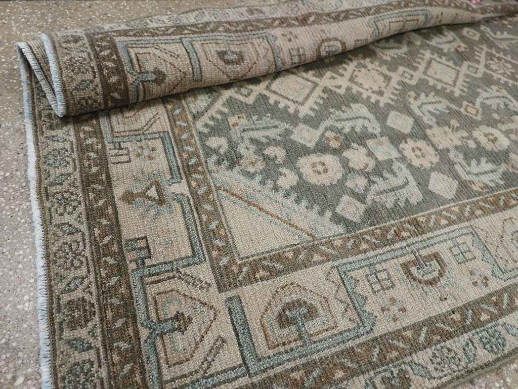 Vintage Persian Malayer Throw Rug (Pair: 1 of 2), No.31983 - Gsblank