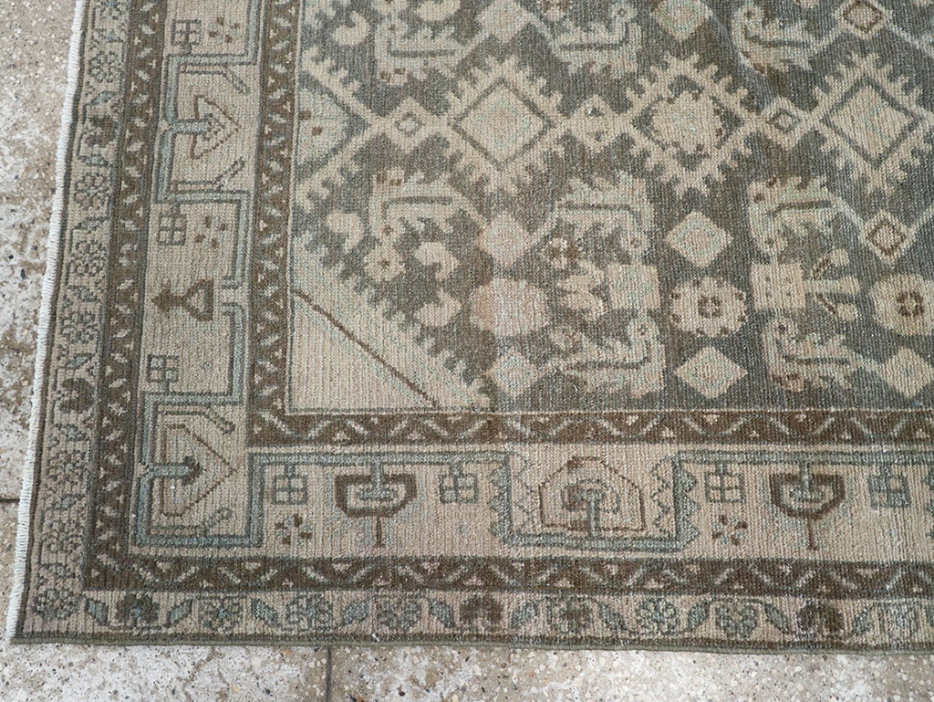 Vintage Persian Malayer Throw Rug (Pair: 2 of 2), No.31984 - Gsblank