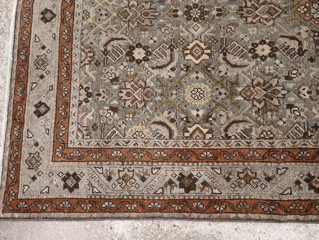 Antique Persian Tabriz Throw Rug, No.31985 - Gsblank