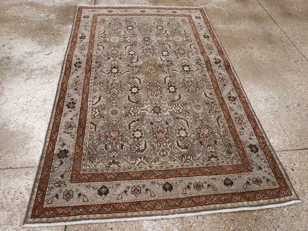 Antique Persian Tabriz Throw Rug, No.31985 - Gsblank