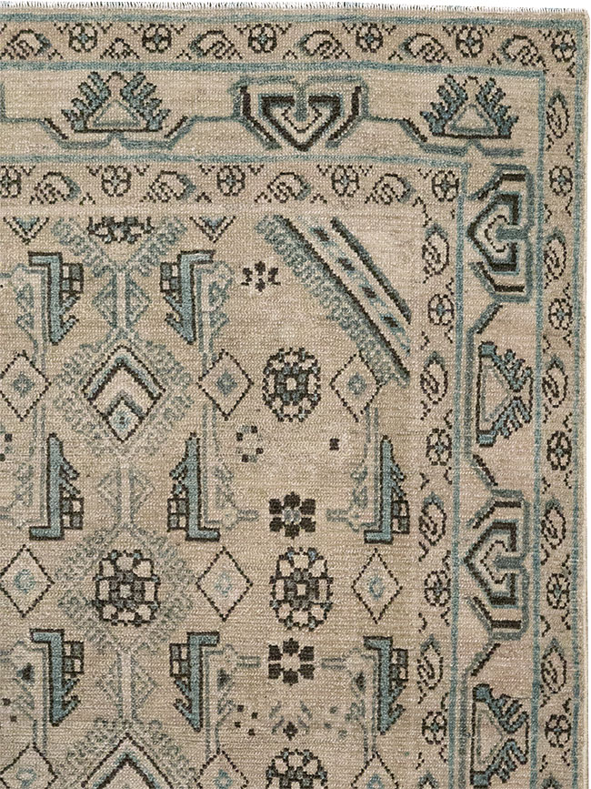 Vintage Persian Malayer Throw Rug (Pair: 2 of 2), No.31986 - Gsblank