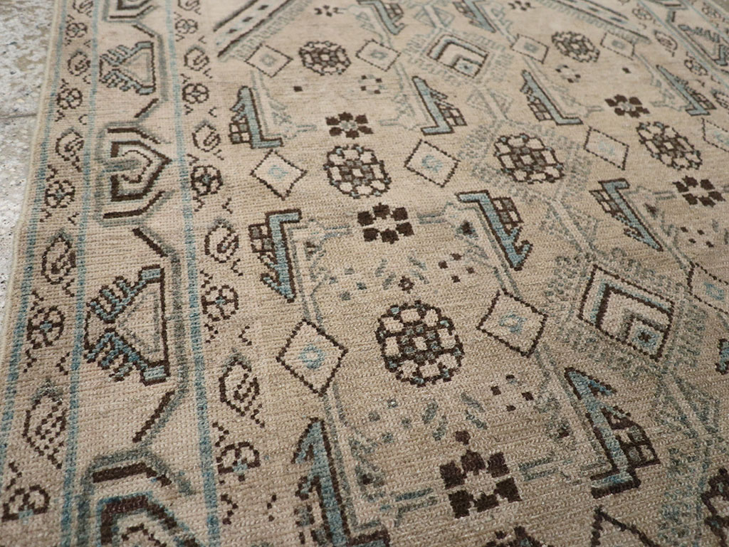 Vintage Persian Malayer Throw Rug (Pair: 2 of 2), No.31986 - Gsblank