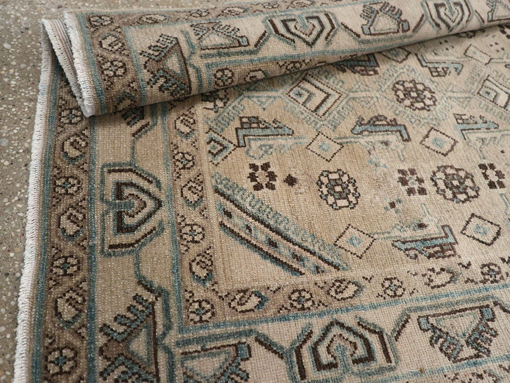 Vintage Persian Malayer Throw Rug (Pair: 2 of 2), No.31986 - Gsblank